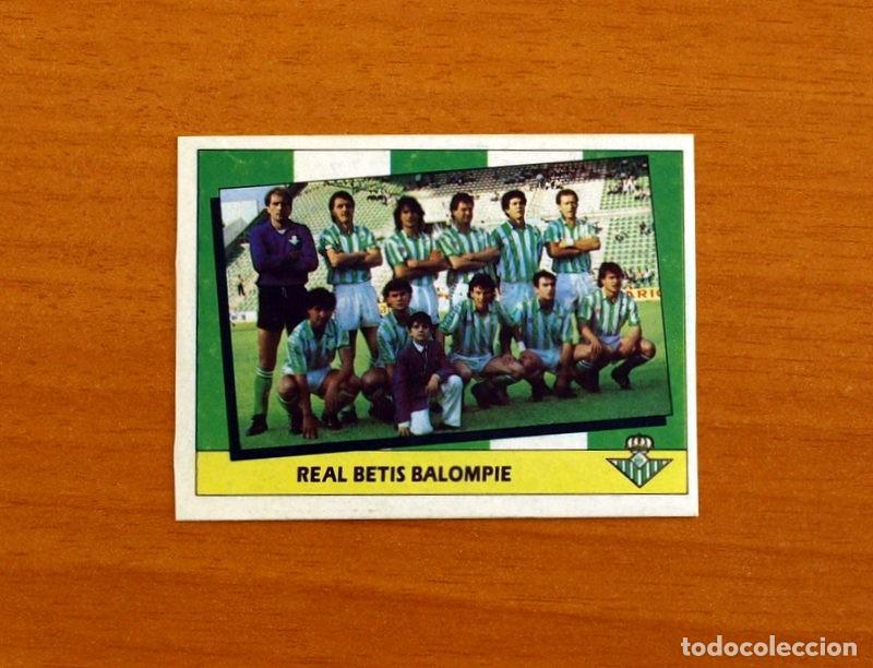 Cromos de F&uacute;tbol: Real Betis - Equipo-Alineaci&oacute;n - Ediciones Este Liga 1987-1988, 87-88 - Cromo Nunca pegado