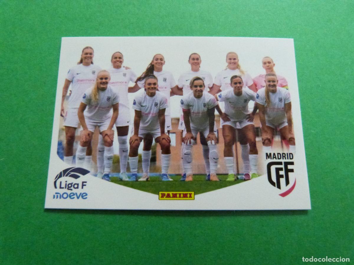 Cromos de f&uacute;tbol: CROMO F&Uacute;TBOL ALINEACI&Oacute;N MADRID F.F. SIN PEGAR N&ordm; 243 LIGA FEMENINA 2025-2026/25-26 PANINI