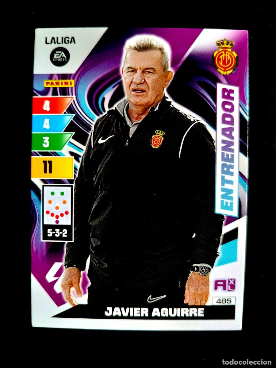 Fu&szlig;ball-Sticker: 485 JAVIER AGUIRRE (ENTRENADOR) - R.C.D. MALLORCA - ADRENALYN XL 2023 2024