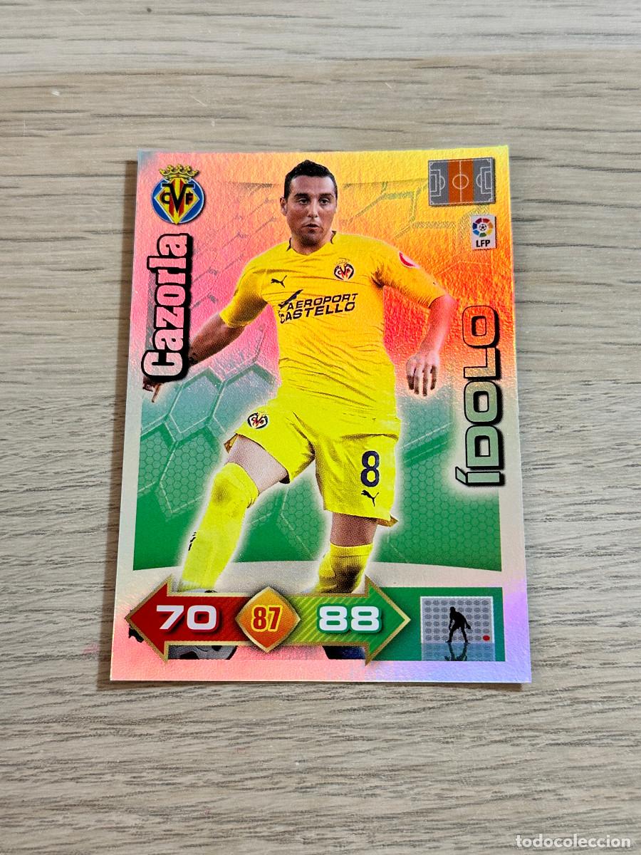 Figurine di Calcio: CAZORLA IDOLO VILLARREAL ADRENALYN XL 2010 2011 PANINI 10 11