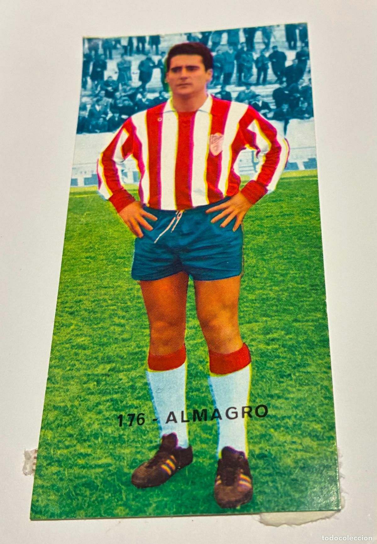 Cromos de F&uacute;tbol: CROMO FUTBOL RUIZ ROMERO 1968-1969. 68-69, ALMAGRO, Numero 176, GRANADA