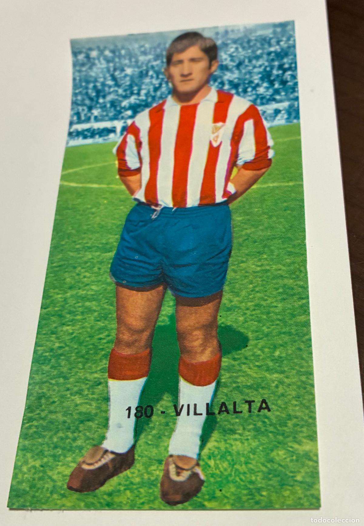 Cromos de F&uacute;tbol: CROMO FUTBOL RUIZ ROMERO 1968-1969, 68.69, VILLALTA, Numero 180, Granada DESPEGADO