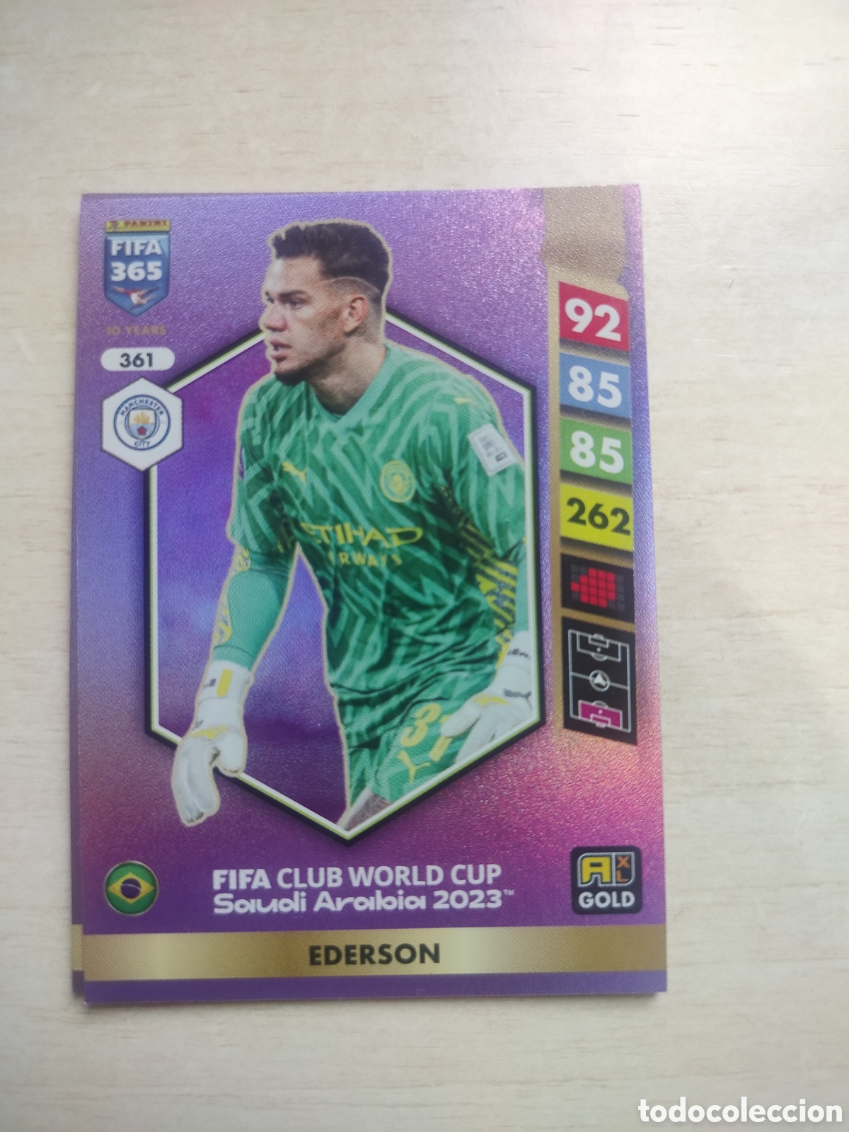 Cromos de f&uacute;tbol: EDERSON 361 ADRENALYN XL FIFA 365 2024 2025 24 25