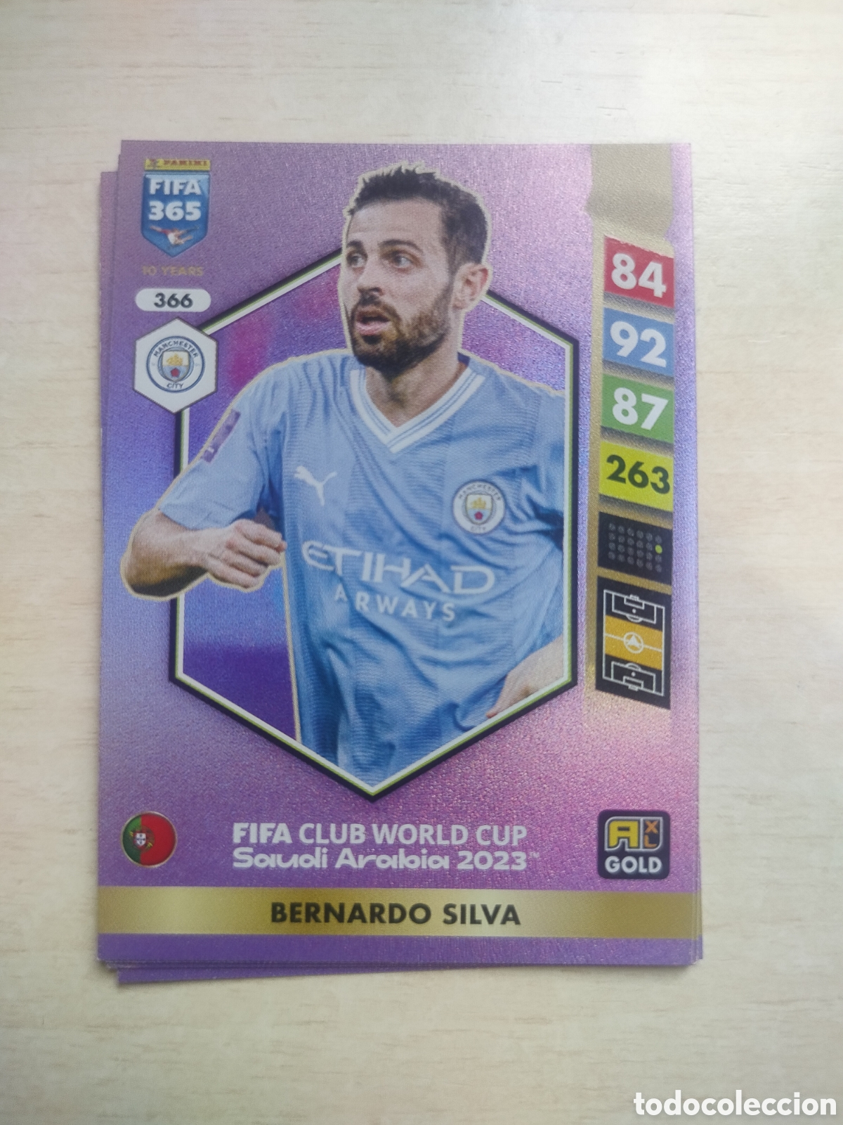 Fu&szlig;ball-Sticker: BERNARDO SILVA 366 ADRENALYN XL FIFA 365 2024 2025 24 25
