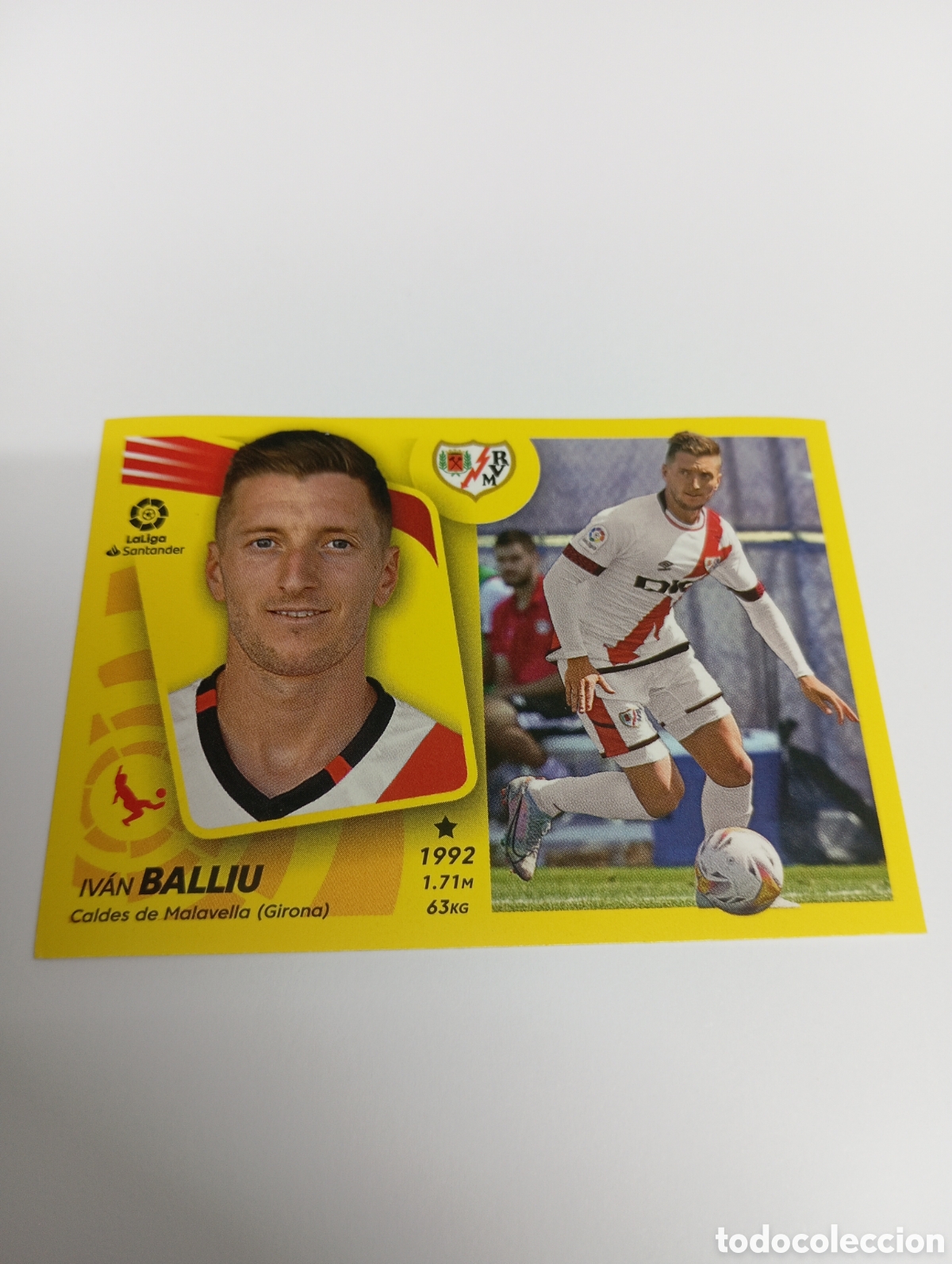 Figurine di Calcio: BALLIU 7 BIS RAYO VALLECANO 21-22 ESTE 2021 2022 PANINI