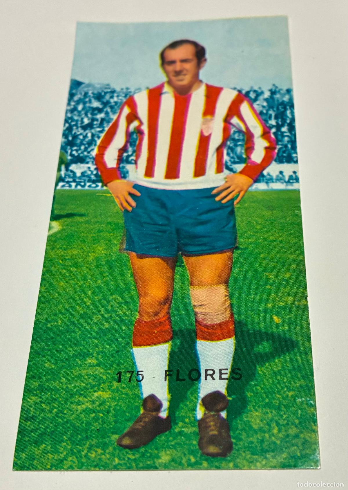 Cromos de F&uacute;tbol: CROMO FUTBOL RUIZ ROMERO 1968-1969, 68.69. FLORES Numero 175, GRANADA Despegado