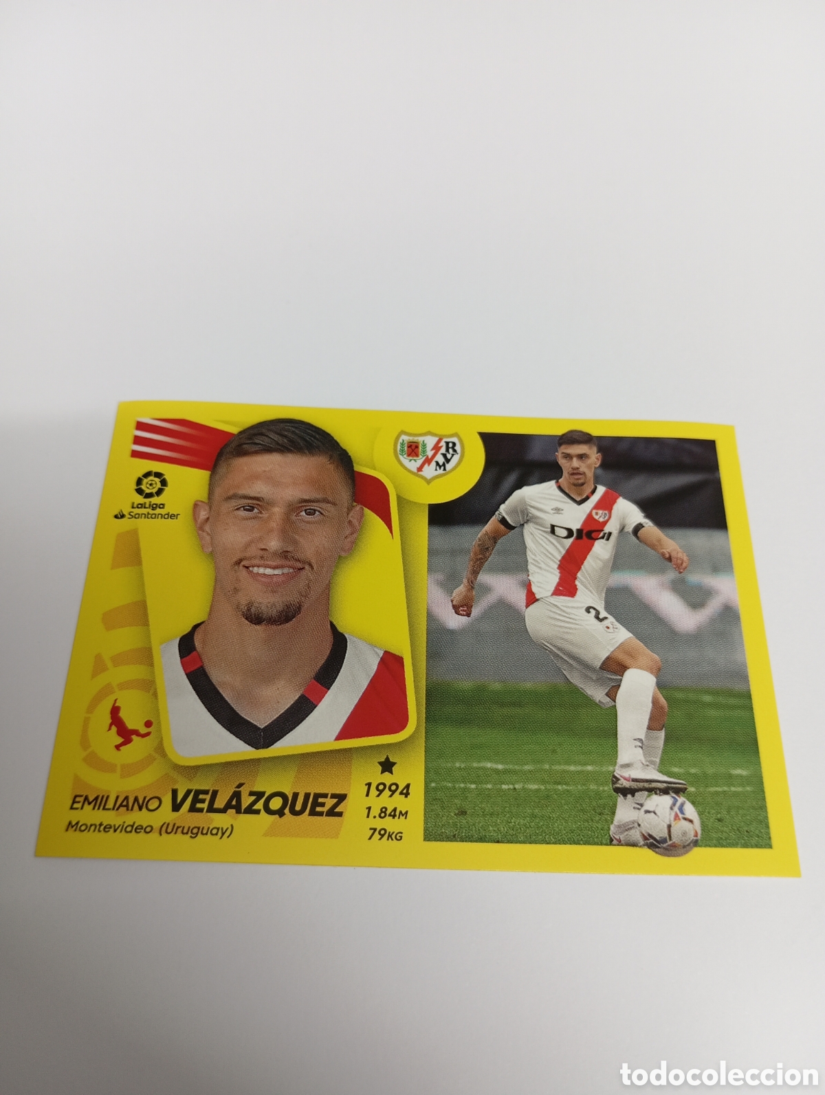 Cromos de F&uacute;tbol: Vel&aacute;zquez 8 B RAYO VALLECANO 21-22 ESTE 2021 2022 PANINI