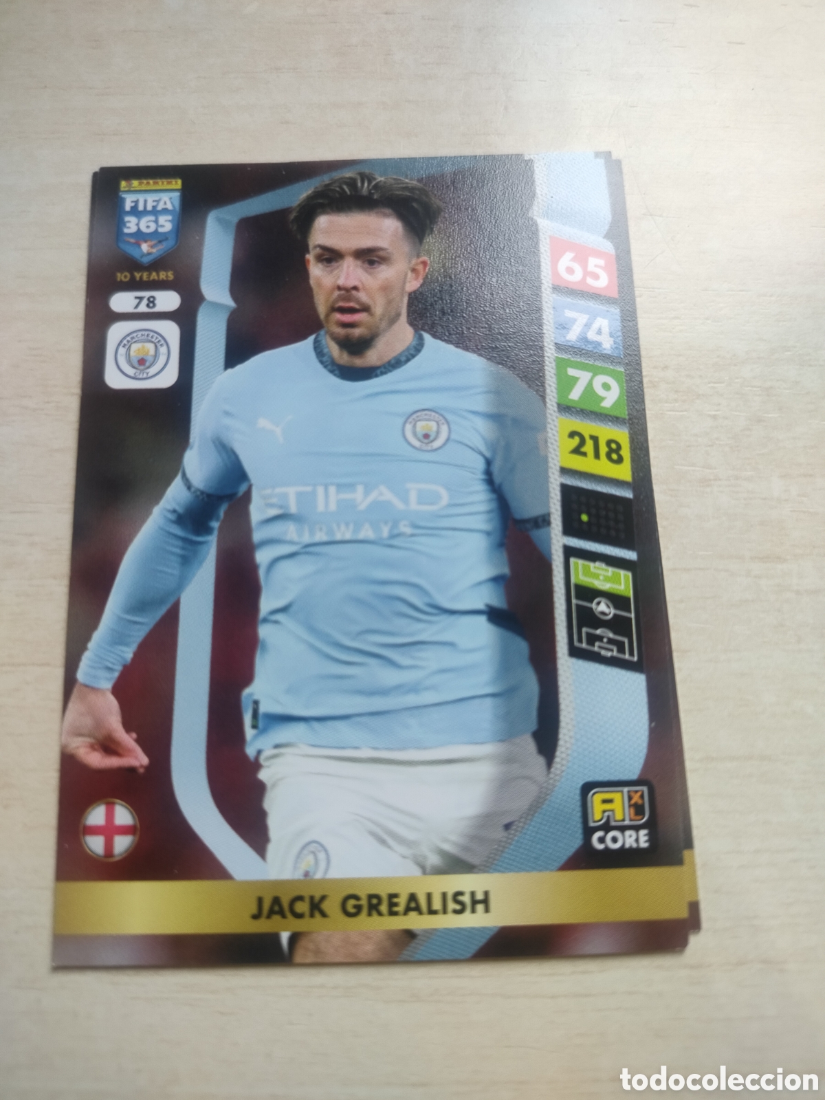 Fu&szlig;ball-Sticker: GREALISH 78 ADRENALYN XL FIFA 365 2024 2025 24 25