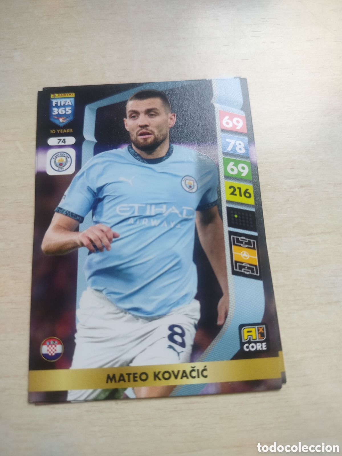Fu&szlig;ball-Sticker: KOVACIC 74 ADRENALYN XL FIFA 365 2024 2025 24 25