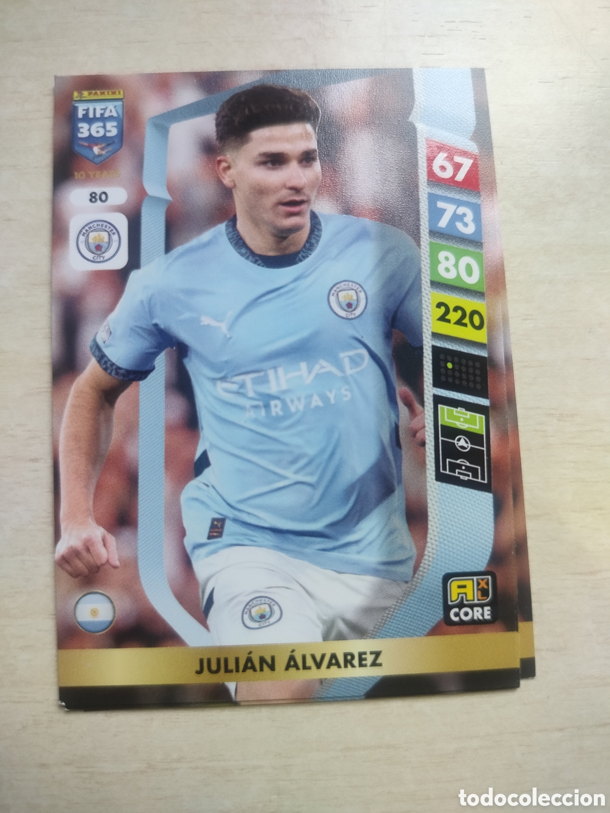 Figurine di Calcio: JULIAN ALVAREZ 80 ADRENALYN XL FIFA 365 2024 2025 24 25