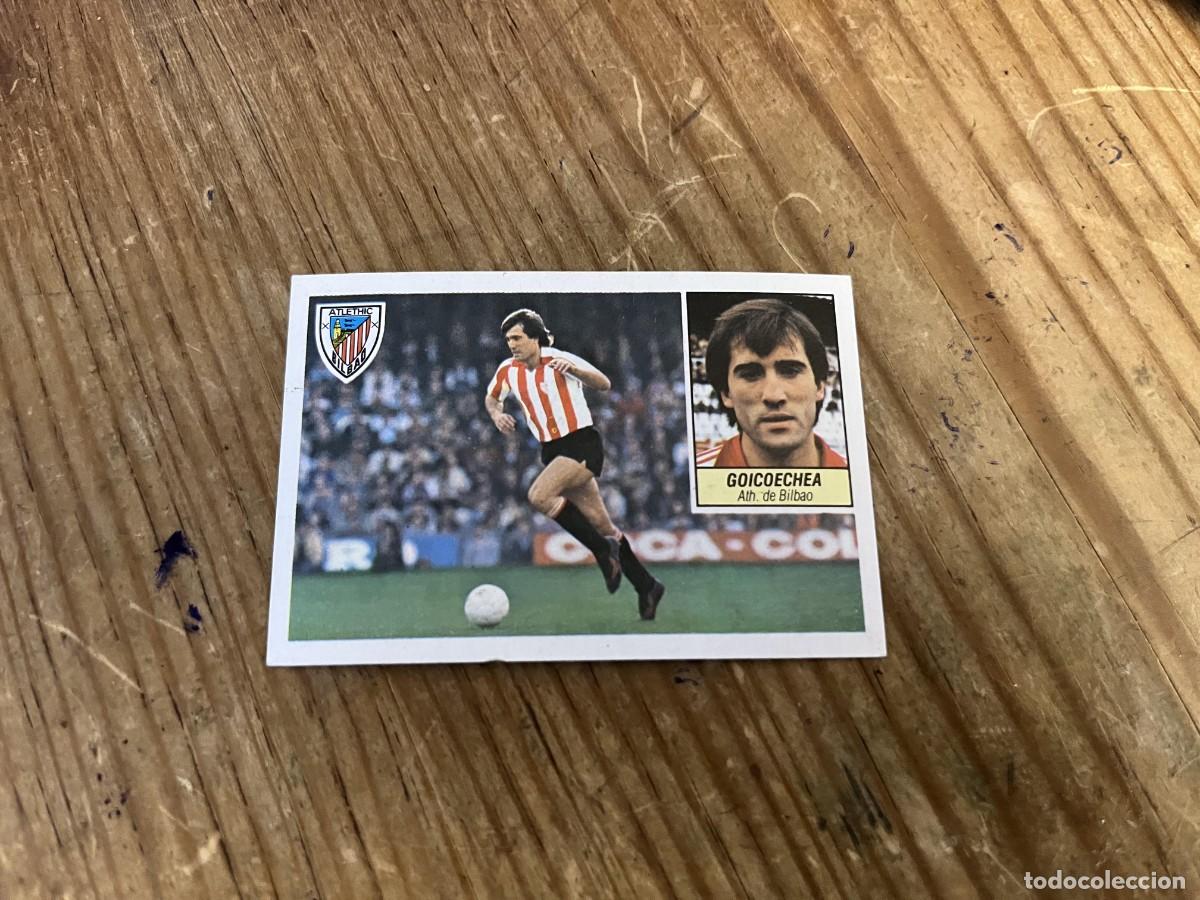 Figurine di Calcio: CROMO SIN PEGAR NUNCA PEGADO ALBUM LIGA ESTE 84 85 1984 1985 ATHLETIC BILBAO GOICOECHEA