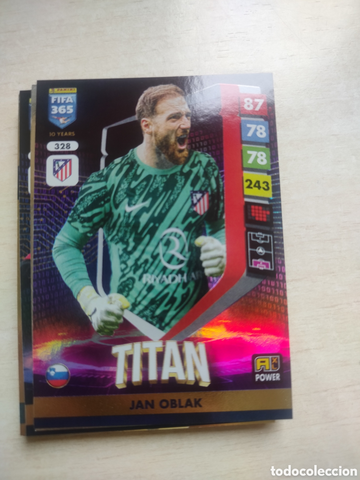 Fu&szlig;ball-Sticker: OBLAK TITAN 328 ADRENALYN XL FIFA 365 2024 2025 24 25