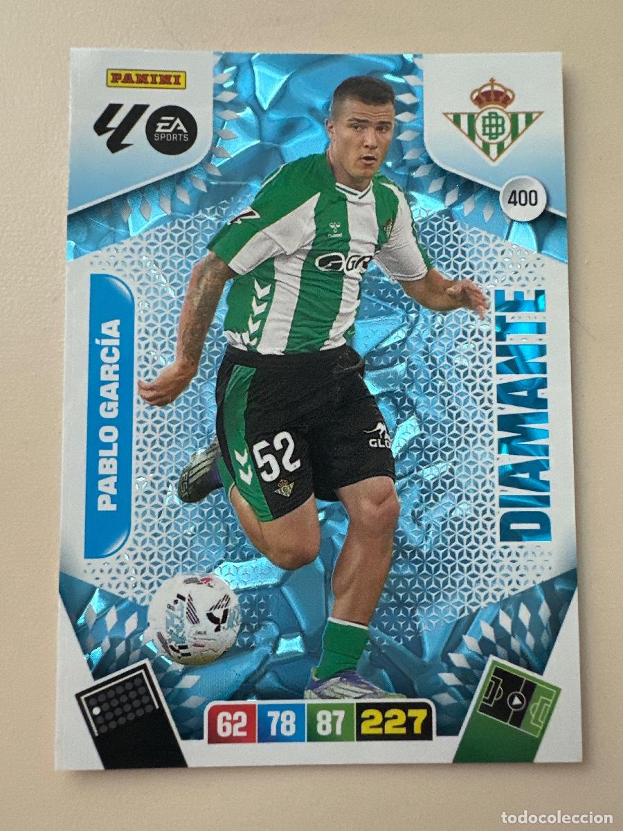 Cromos de F&uacute;tbol: 400 Pablo Garc&iacute;a, Real Betis, Diamante, Panini Adrenalyn XL La Liga 2025 2026 25 26