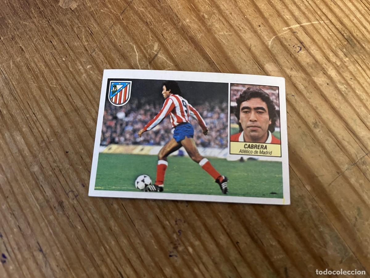 Fu&szlig;ball-Sticker: CROMO SIN PEGAR NUNCA PEGADO ALBUM LIGA ESTE 84 85 1984 1985 ATLETICO MADRID CABRERA