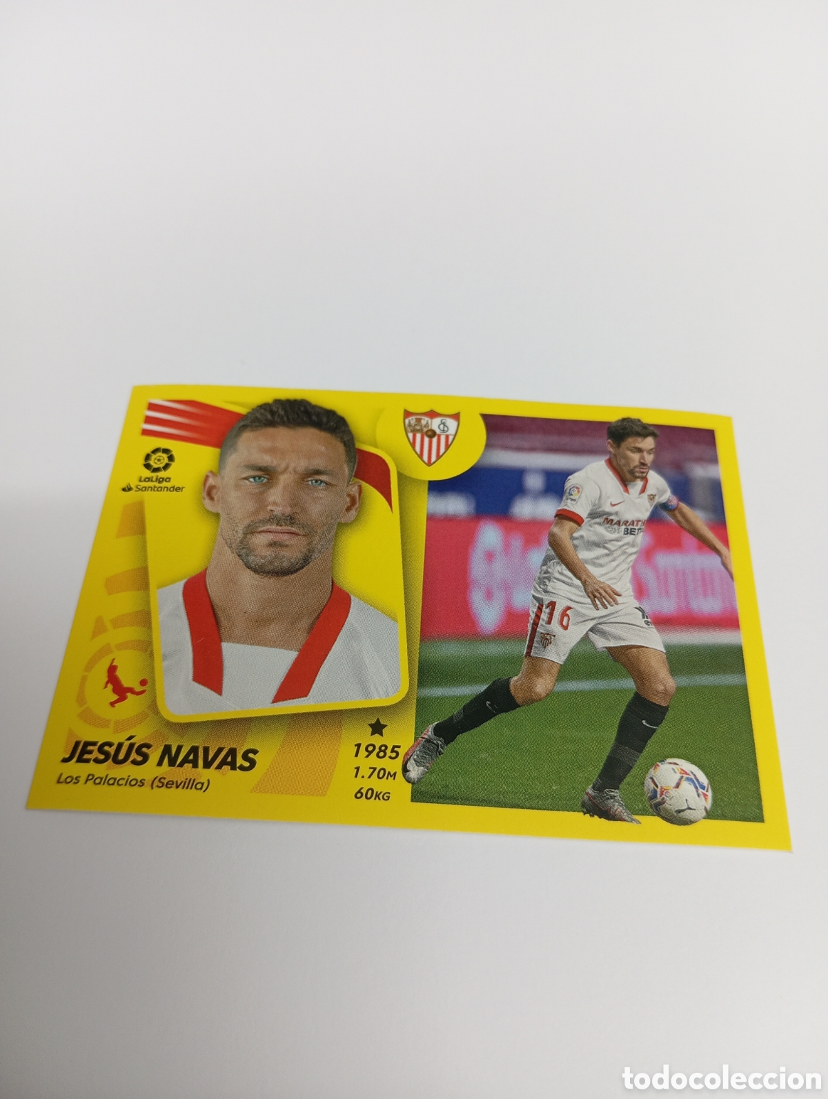 Figurine di Calcio: Jes&uacute;s Navas 7 SEVILLA 21-22 ESTE 2021 2022 PANINI
