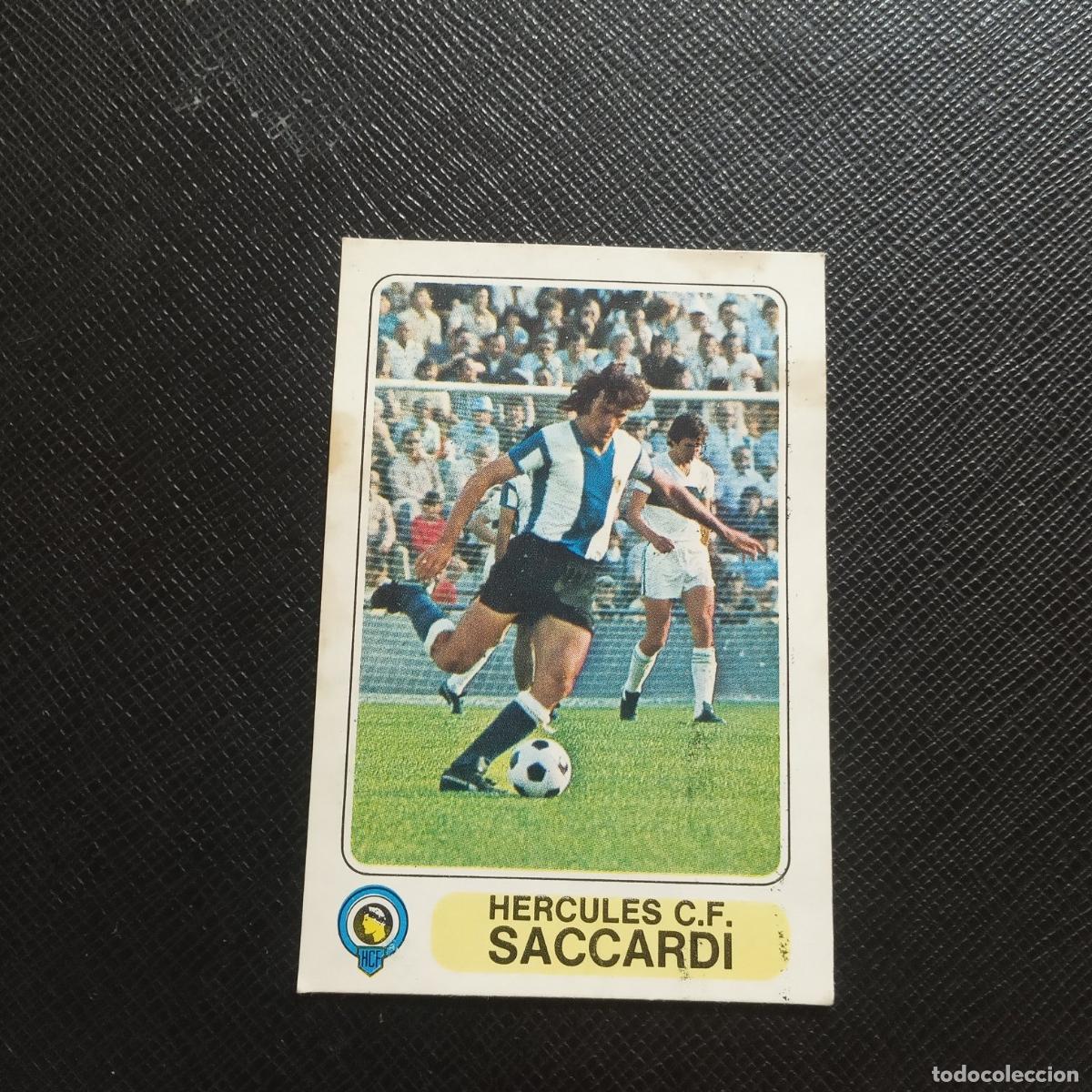 Figurine di Calcio: SACCARDI HERCULES PACOSA 1977 1978 CROMO FUTBOL LIGA 77 78 - DESPEGADO - A88 PG66