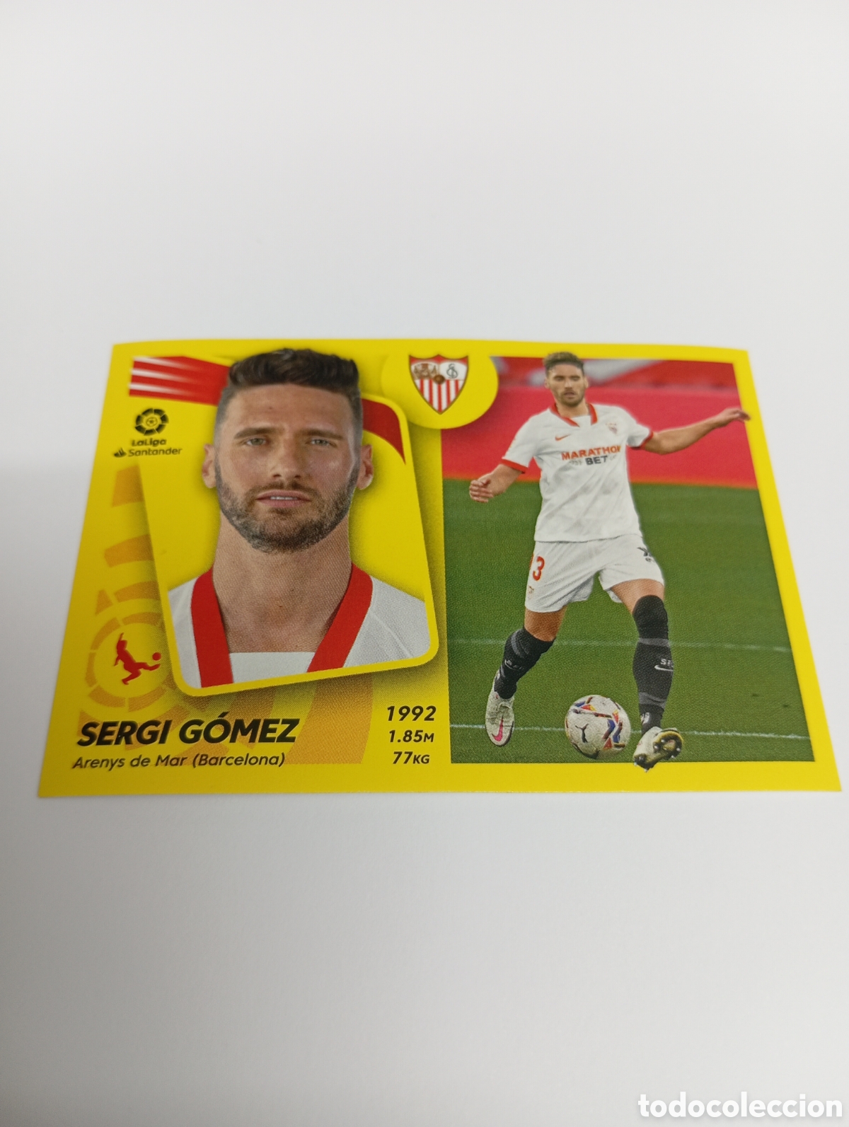 Cromos de Futebol: SERGI G&Oacute;MEZ 10 SEVILLA 21-22 ESTE 2021 2022 PANINI