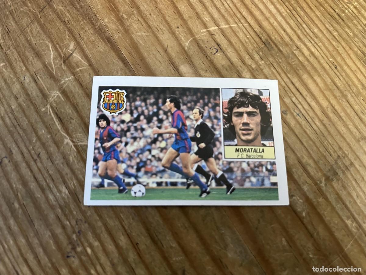 Fu&szlig;ball-Sticker: CROMO SIN PEGAR NUNCA PEGADO ALBUM LIGA ESTE 84 85 1984 1985 BARCELONA MORATALLA BARCELONA