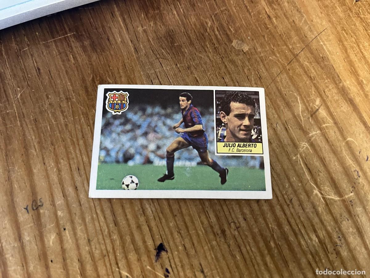 Figurine di Calcio: CROMO SIN PEGAR NUNCA PEGADO ALBUM LIGA ESTE 84 85 1984 1985 BARCELONA JULIO ALBERTO