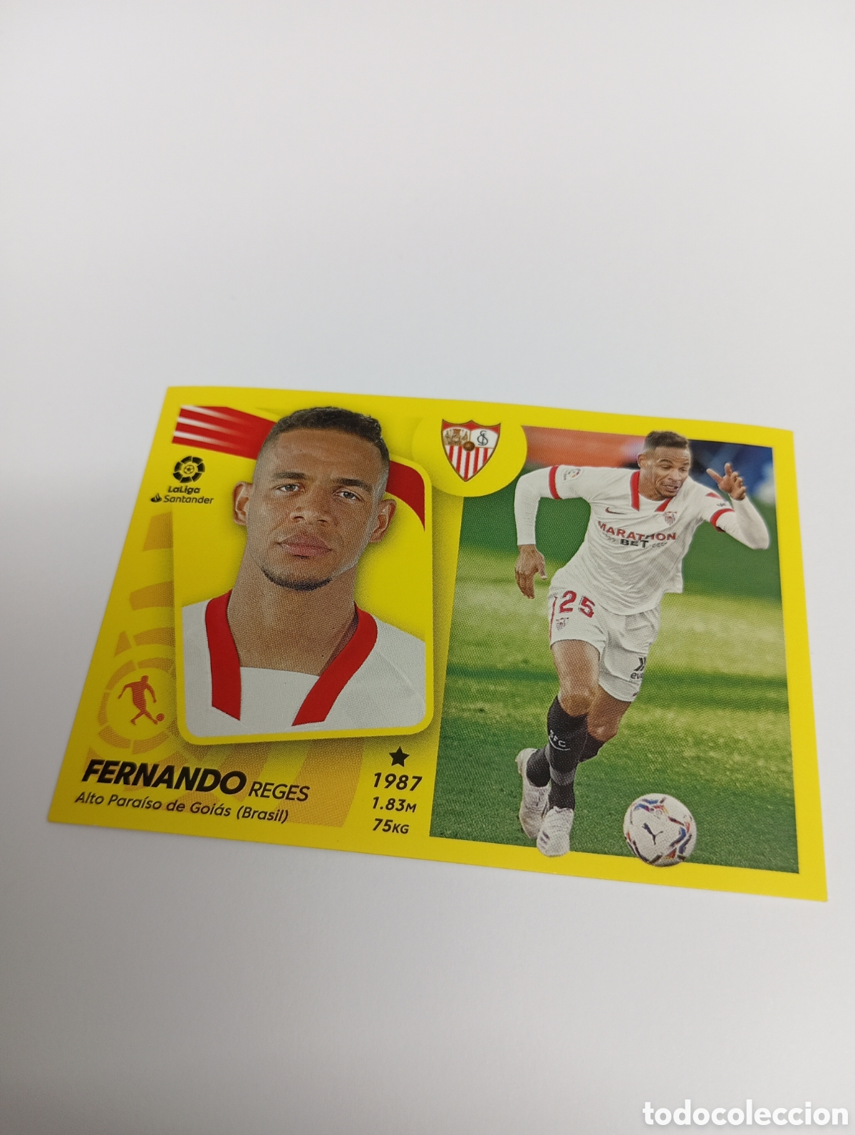 Figurine di Calcio: Fernando 13 SEVILLA 21-22 ESTE 2021 2022 PANINI