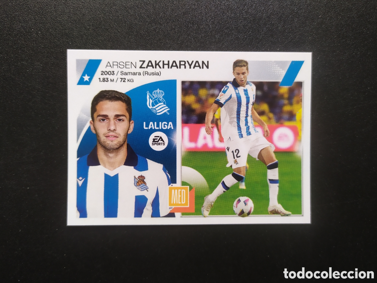 Cromos de Futebol: Liga este 2023 2024 23 24 panini Zakharyan fichaje n&deg; 44 Real Sociedad