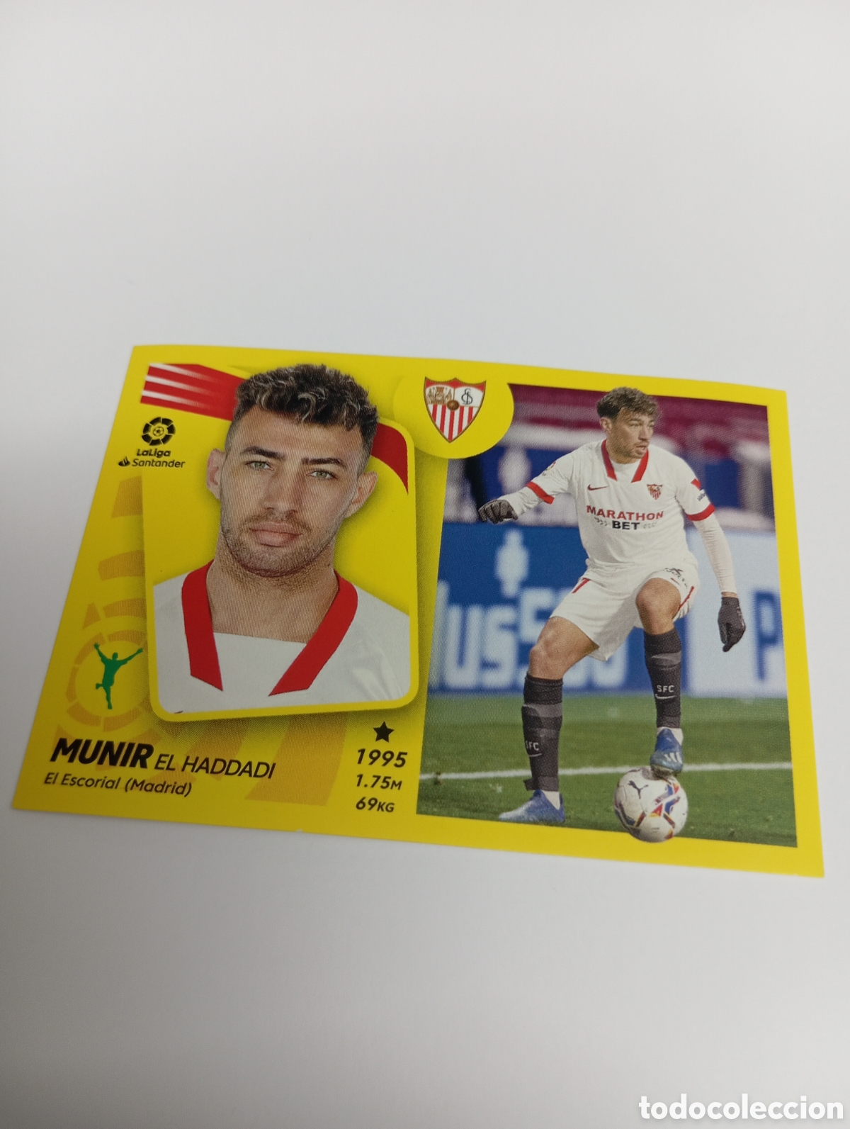 Figurine di Calcio: MUNIR 19 b SEVILLA 21-22 ESTE 2021 2022 PANINI