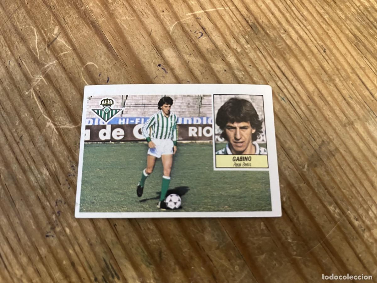 Cromos de F&uacute;tbol: CROMO SIN PEGAR NUNCA PEGADO ALBUM LIGA ESTE 84 85 1984 1985 BETIS GABINO