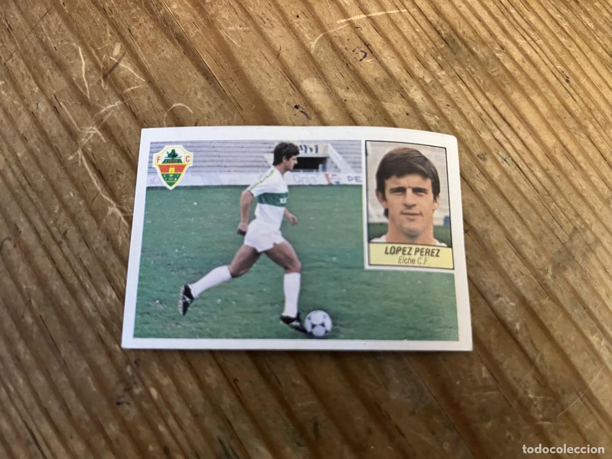 Cromos de Futebol: CROMO SIN PEGAR NUNCA PEGADO ALBUM LIGA ESTE 84 85 1984 1985 ELCHE LOPEZ PEREZ