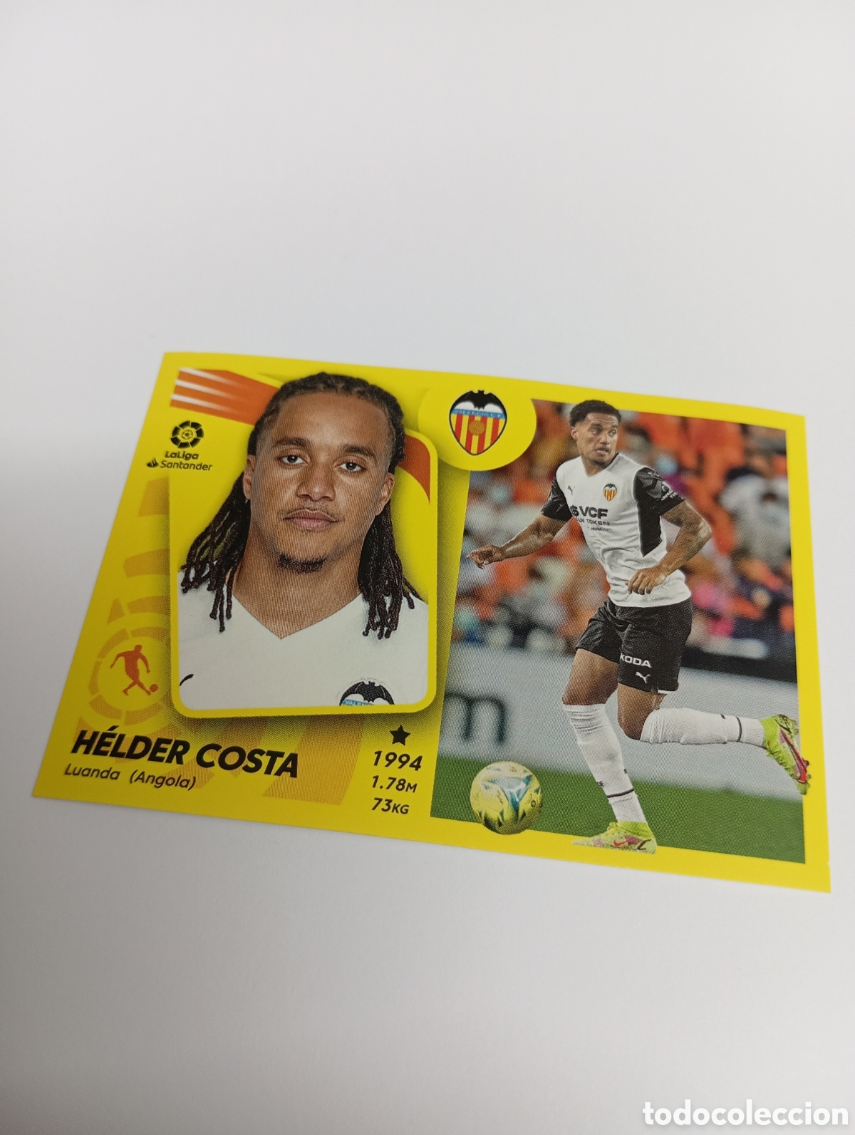 Figurine di Calcio: Helder Costa 14 BIS VALENCIA 21-22 ESTE 2021 2022 PANINI