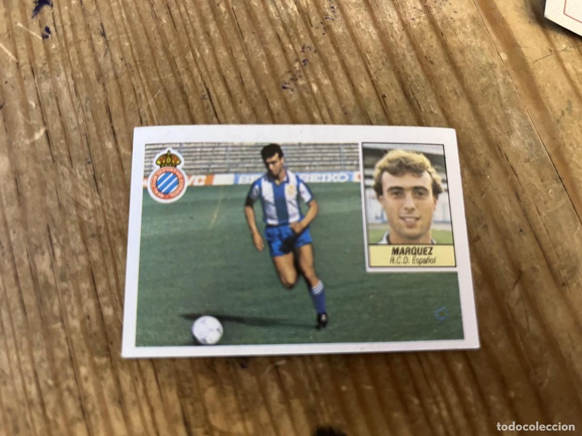 Cartes &agrave; collectionner de Football: CROMO SIN PEGAR NUNCA PEGADO ALBUM LIGA ESTE 84 85 1984 1985 ESPANYOL ESPA&Ntilde;OL MARQUEZ