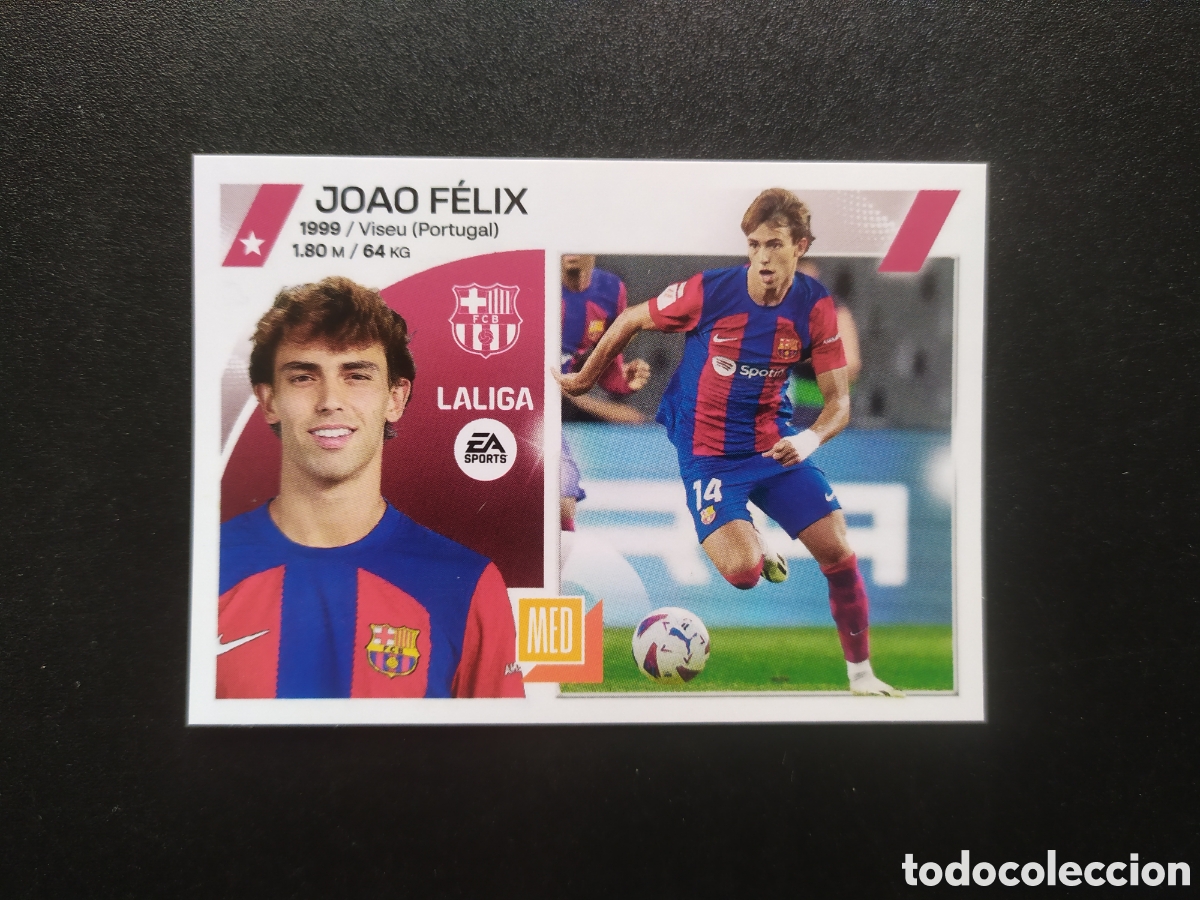 Cromos de f&uacute;tbol: Liga este 2023 2024 23 24 panini Joao Felix fichaje n&deg; 66 Barcelona