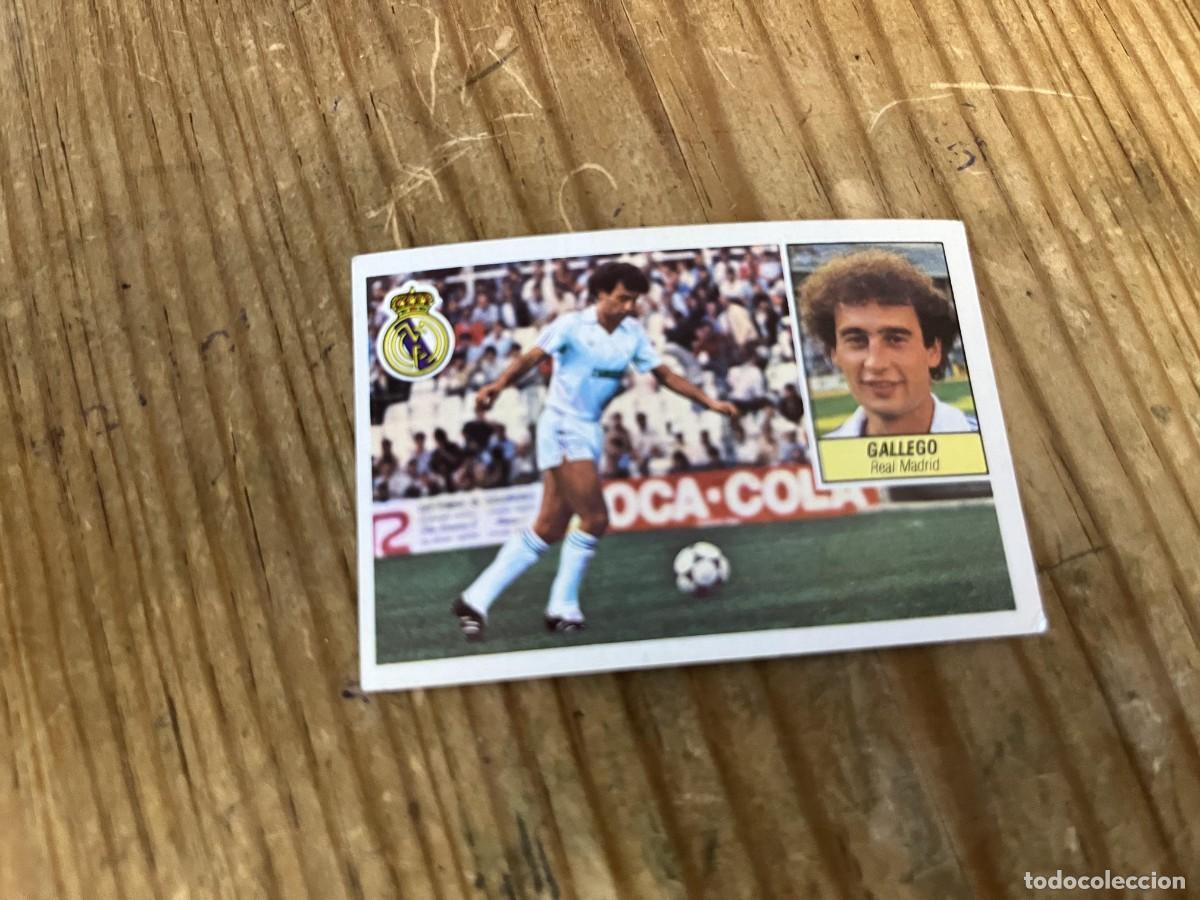 Cromos de Futebol: CROMO SIN PEGAR NUNCA PEGADO ALBUM LIGA ESTE 84 85 1984 1985 REAL MADRID GALLEGO