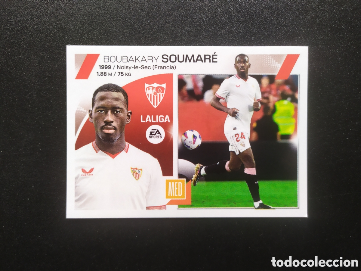 Football Stickers: Liga este 2023 2024 23 24 panini Soumare fichaje n&deg; 64 Sevilla