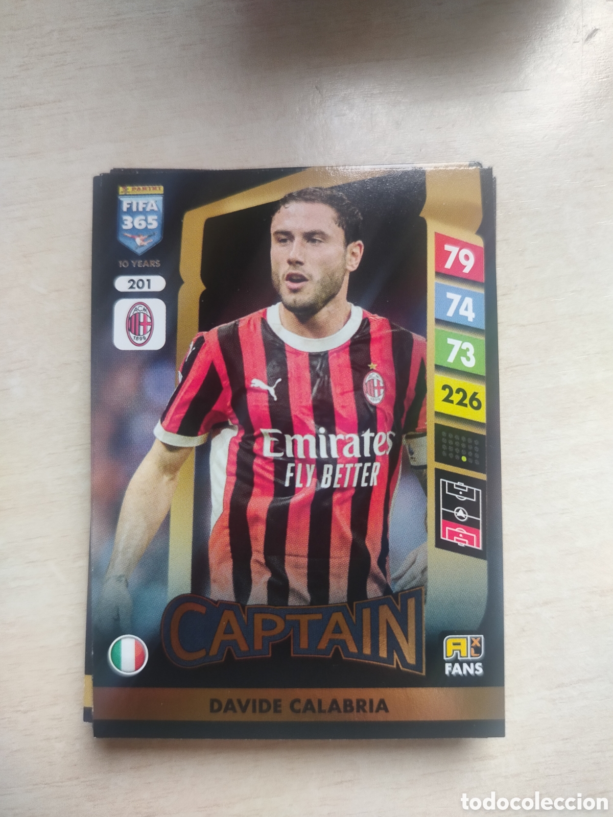 Cromos de Futebol: CALABRIA CAPTAIN 201 ADRENALYN XL FIFA 365 2024 2025 24 25