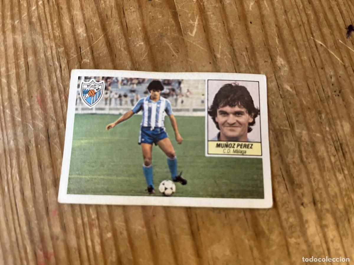 Fu&szlig;ball-Sticker: CROMO ALBUM LIGA ESTE 84 85 1984 1985 MALAGA MU&Ntilde;OZ PEREZ