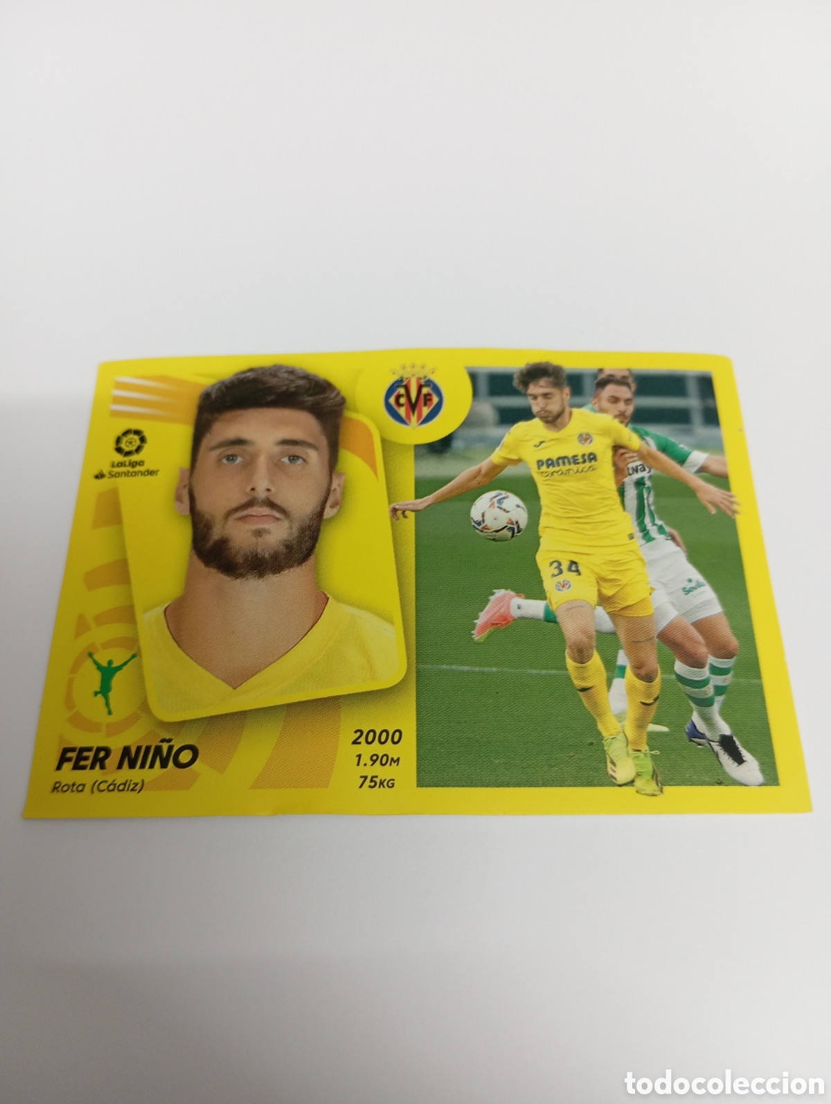 Cromos de Futebol: Fer Ni&ntilde;o 20 b VILLARREAL 21-22 ESTE 2021 2022 PANINI