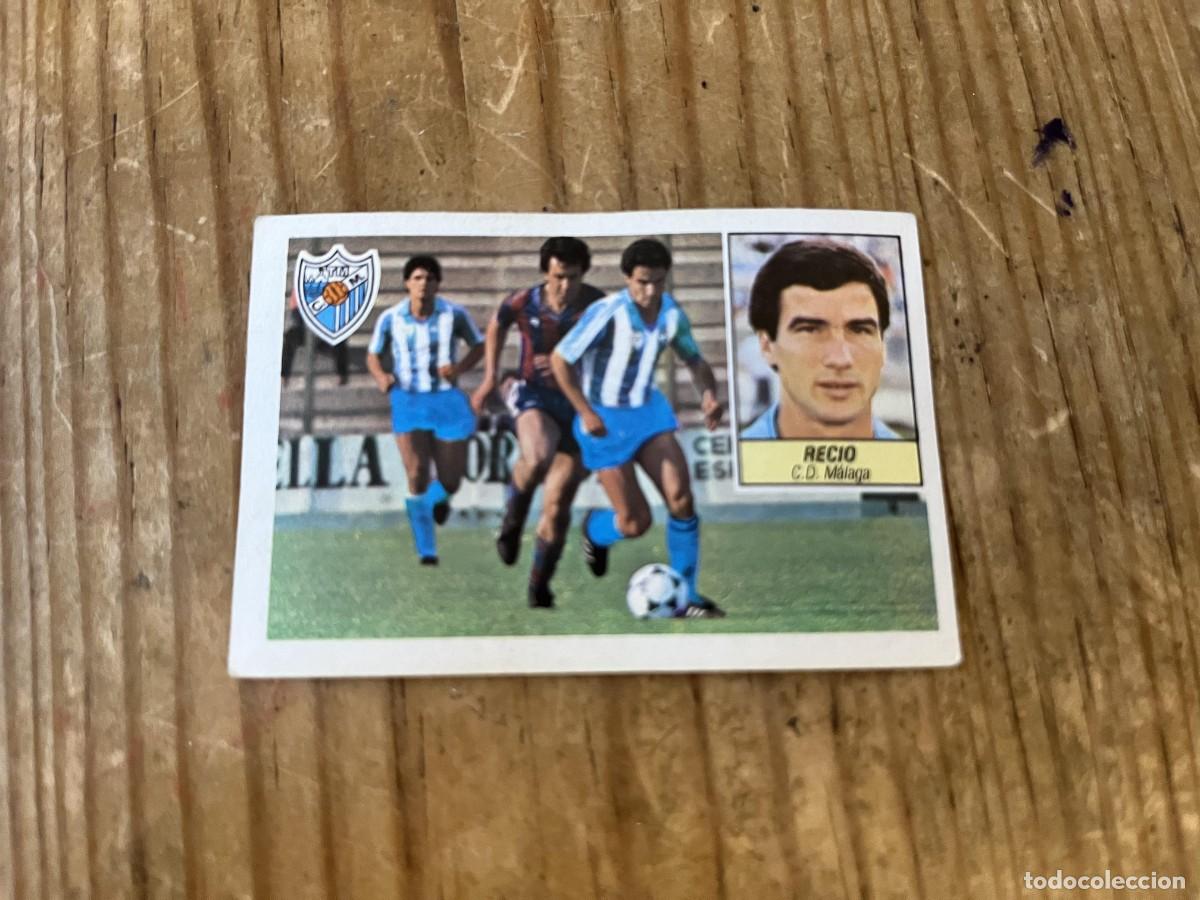 Figurine di Calcio: CROMO SIN PEGAR NUNCA PEGADO ALBUM LIGA ESTE 84 85 1984 1985 MALAGA RECIO