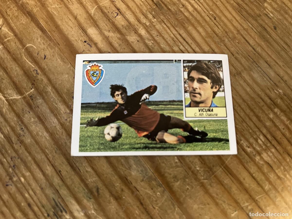 Figurine di Calcio: CROMO SIN PEGAR NUNCA PEGADO ALBUM LIGA ESTE 84 85 1984 1985 OSASUNA VICU&Ntilde;A