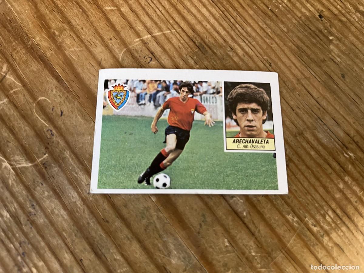 Fu&szlig;ball-Sticker: CROMO SIN PEGAR NUNCA PEGADO ALBUM LIGA ESTE 84 85 1984 1985 OSASUNA ARECHAVALETA