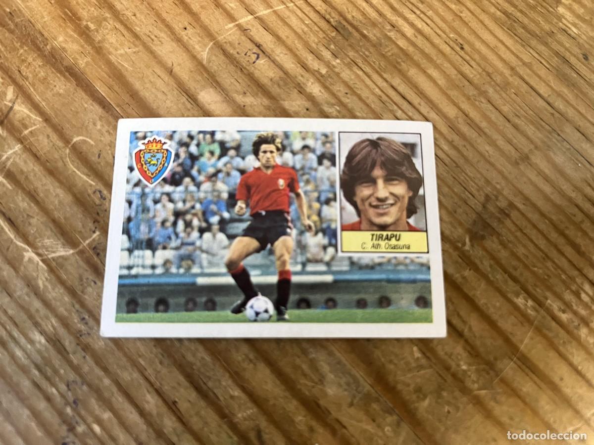Cromos de Futebol: CROMO SIN PEGAR NUNCA PEGADO ALBUM LIGA ESTE 84 85 1984 1985 OSASUNA TIRAPU