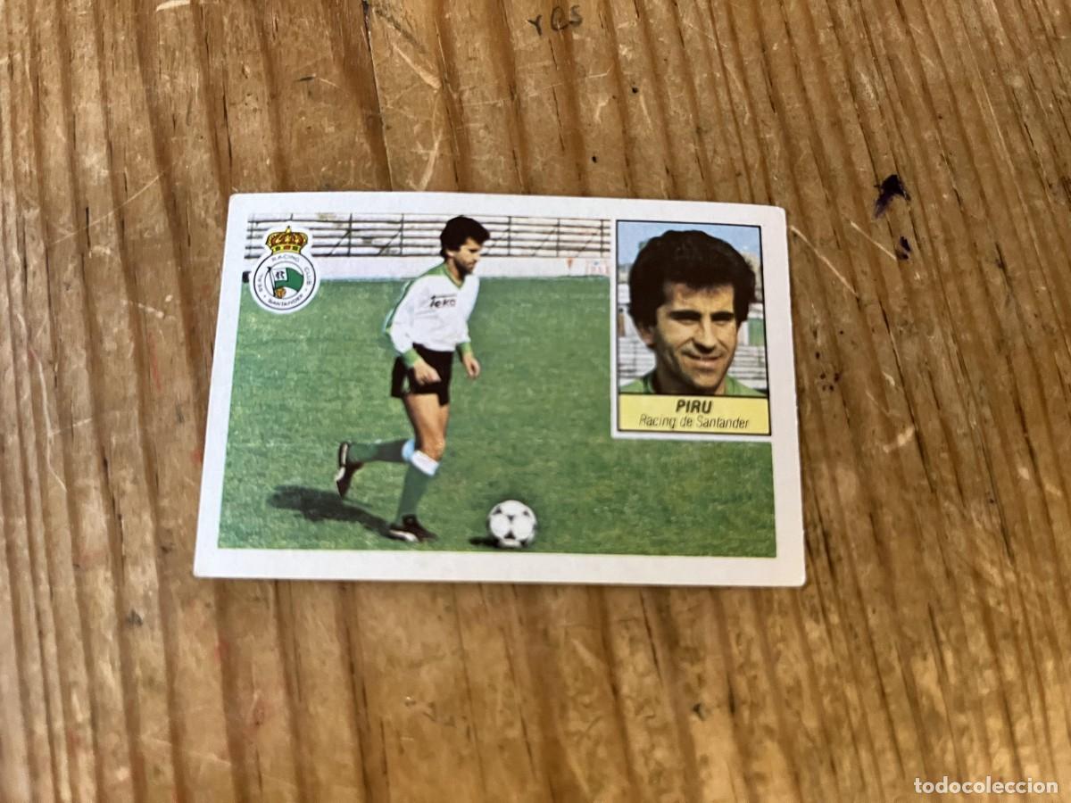 Figurine di Calcio: CROMO SIN PEGAR NUNCA PEGADO ALBUM LIGA ESTE 84 85 1984 1985 RACING SANTANDER PIRU