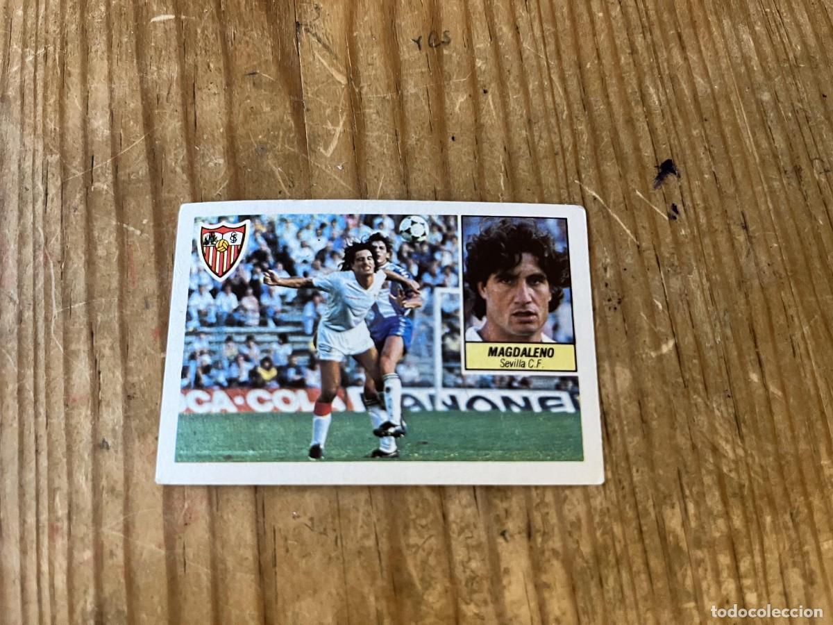 Fu&szlig;ball-Sticker: CROMO SIN PEGAR NUNCA PEGADO ALBUM LIGA ESTE 84 85 1984 1985 SEVILLA MAGDALENO