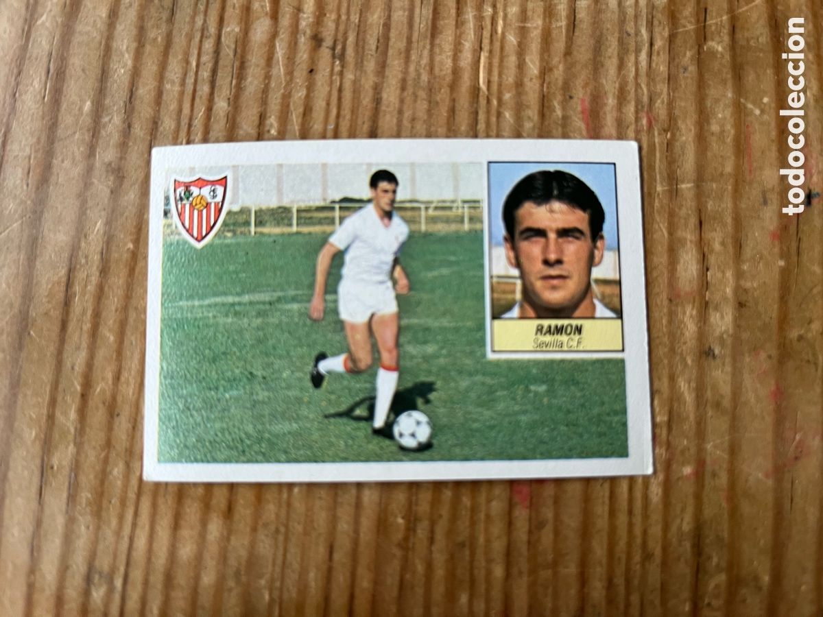 Cromos de Futebol: CROMO SIN PEGAR NUNCA PEGADO ALBUM LIGA ESTE 84 85 1984 1985 SEVILLA RAMON
