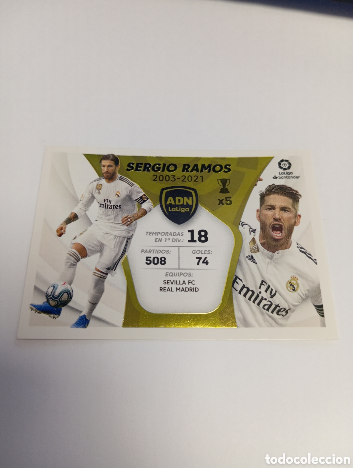 Cromos de F&uacute;tbol: ADN 27 SERGIO RAMOS 21-22 ESTE 2021 2022 PANINI