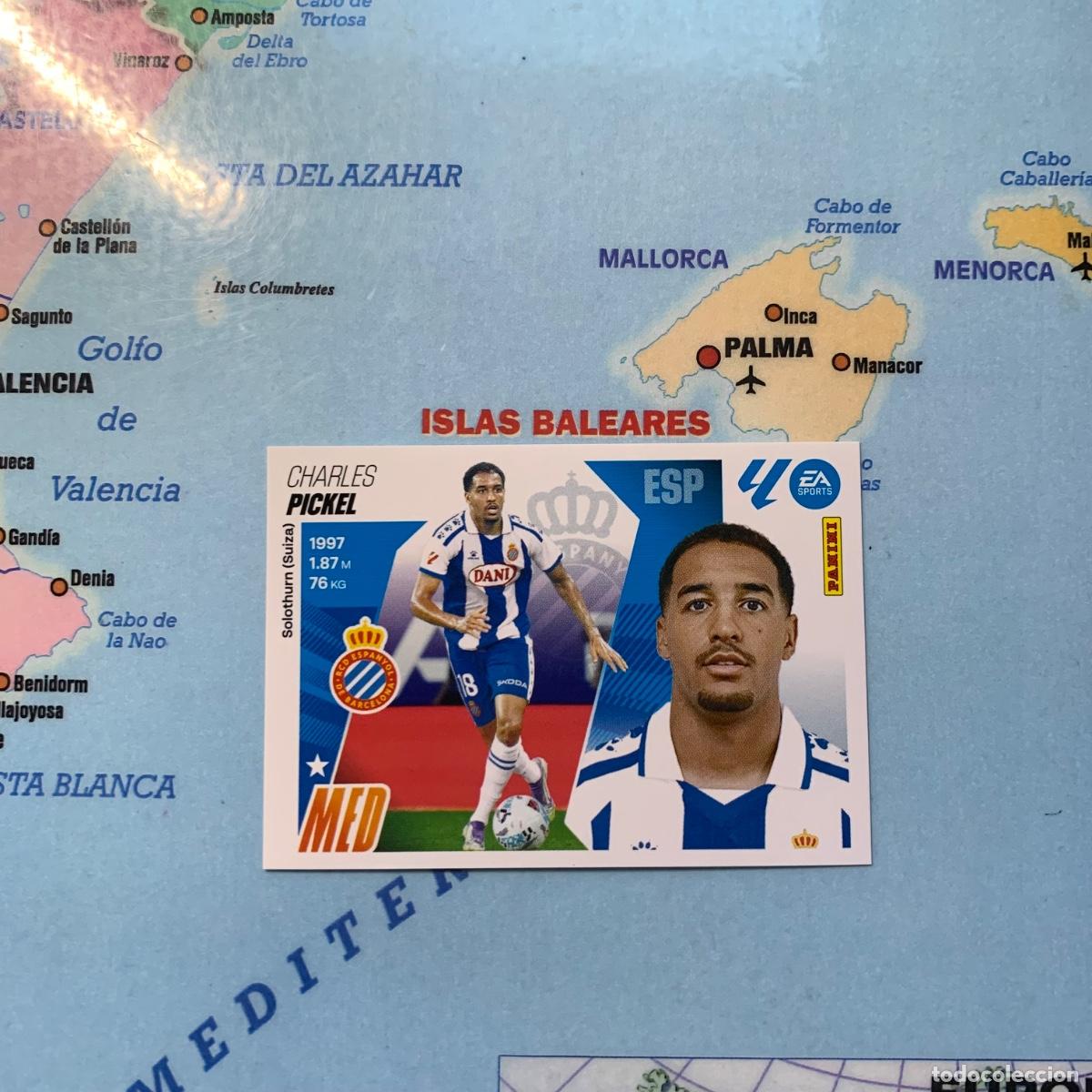 Cromos de f&uacute;tbol: Pickel &uacute;ltimo fichaje n&uacute;mero 50 Del Espa&ntilde;ol cromo liga este 25-26 2025-2026