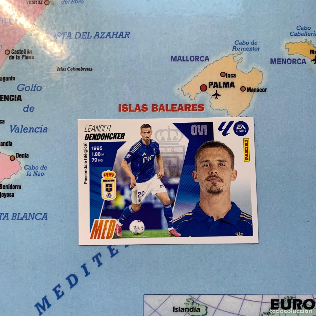 Cromos de f&uacute;tbol: Dendoncker &uacute;ltimo fichaje n&uacute;mero 53 Del Oviedo cromo liga este 25-26 2025-2026