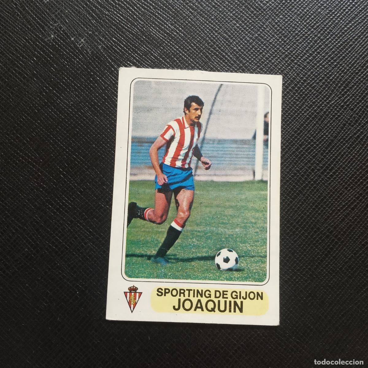 Cromos de F&uacute;tbol: JOAQUIN SPORTING GIJON PACOSA 1977 1978 CROMO FUTBOL LIGA 77 78 - DESPEGADO - A88 PG68