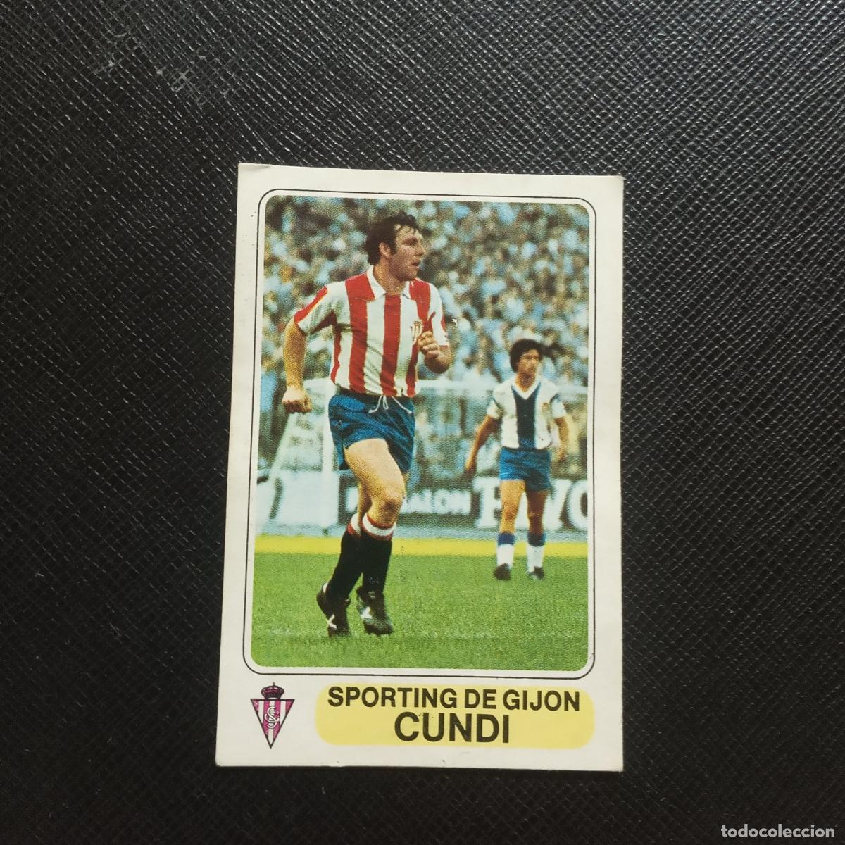 Fu&szlig;ball-Sticker: CUNDI SPORTING GIJON PACOSA 1977 1978 CROMO FUTBOL LIGA 77 78 - DESPEGADO - A88 PG68