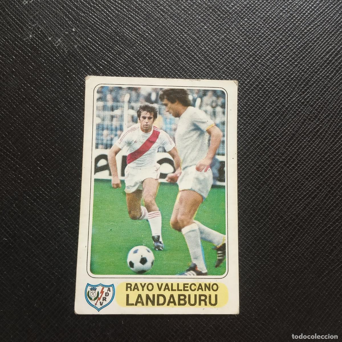 Cromos de Futebol: LANDABURU RAYO VALLECANO PACOSA 1977 1978 CROMO FUTBOL LIGA 77 78 - DESPEGADO - A88 PG70