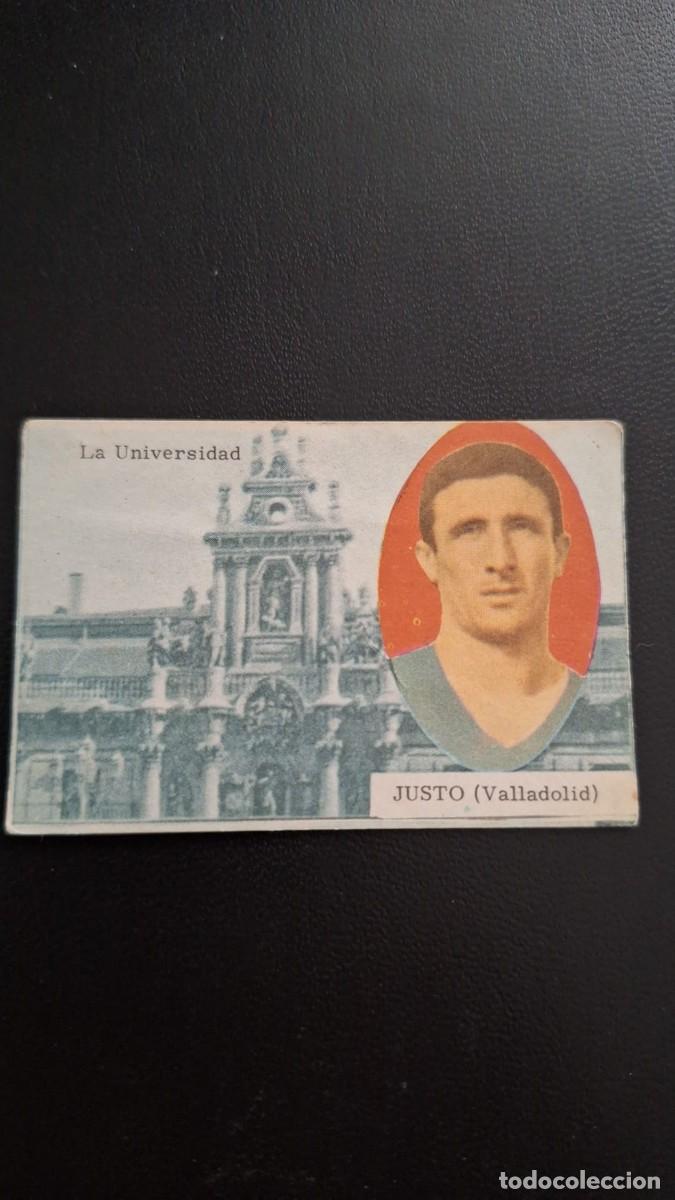 Cromos de F&uacute;tbol: CROMO DE F&Uacute;TBOL JUSTO VALLADOLID 63 64 DISGRA FHER SIN PEGAR NUNCA PEGADO